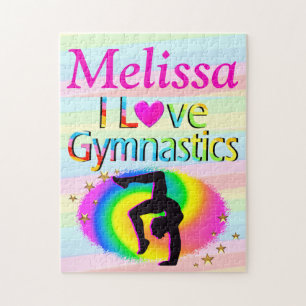 PERSONALIZADO ME ENCANTA LA GIMNASTICA PUZZLE