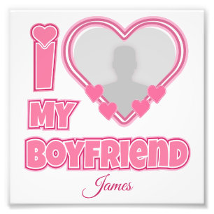 Personalizado Me Encanta Mi Novio - Añadir Foto Y 