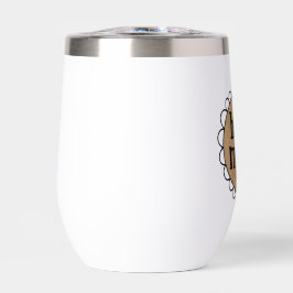 Personalizado MEJOR Vino sin Stemless