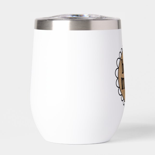 Personalizado MEJOR Vino sin Stemless (Frente)