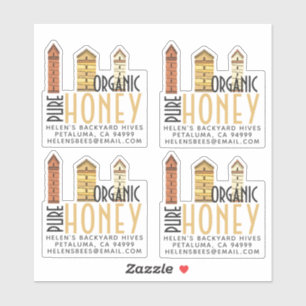 Personalizado Mini Cubiertas Etiqueta Orgánica Pur