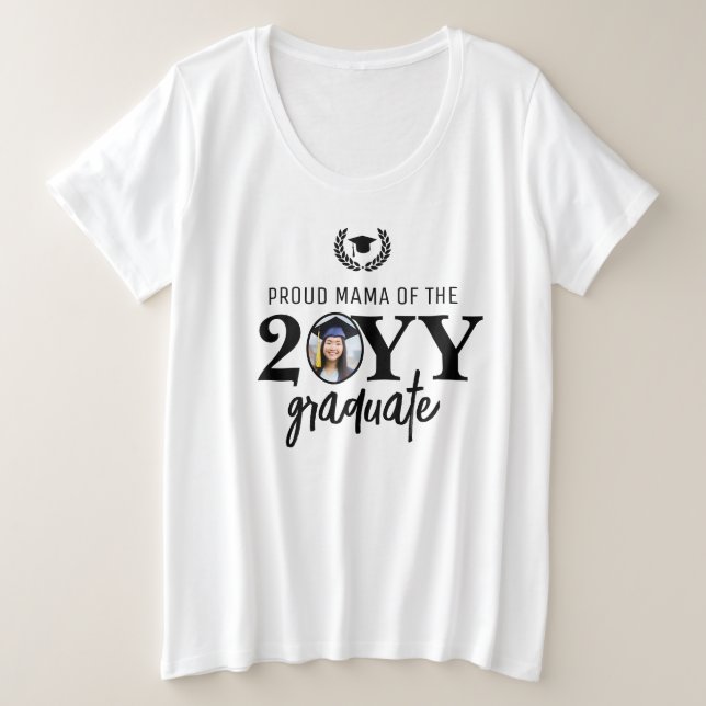 Personalizado moderna orgullosa madre de padre gra (Anverso del diseño)