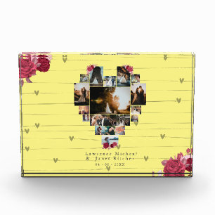 Personalizado moderno 18 corazones Forma de foto r
