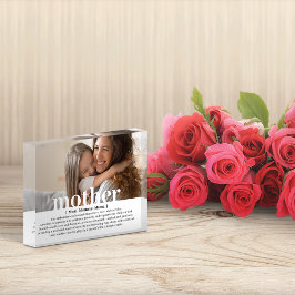 Personalizado moderno cita al mejor bloque de foto