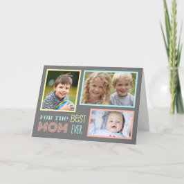 Personalizado moderno foto feliz tarjeta del día d