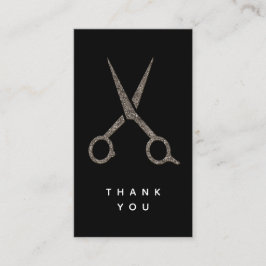 personalizado moderno gracias tijeras Tarjeta de h
