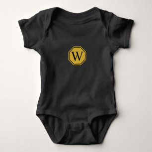 Personalizado Monograma Baby Jersey Bodysuit