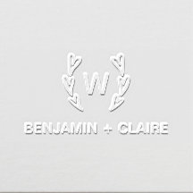 Personalizado Monograma Corazones Correa Parejas N