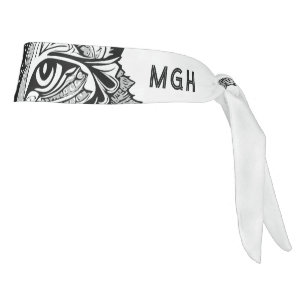 Personalizado Monograma Ojos de gato ornamental