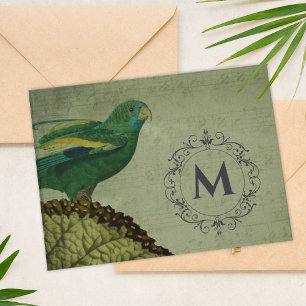 Personalizado Monograma Parrot