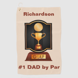 Personalizado Monograma Toalla de Golf para papá