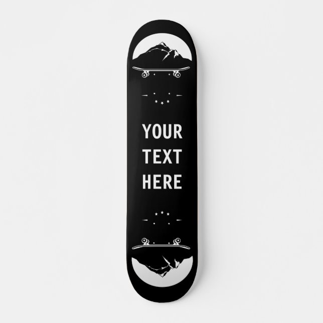 Personalizado - Montaña en Skateboard (Anverso )