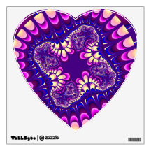 Personalizado Morado Flor Rosa Decolencia cardíaca