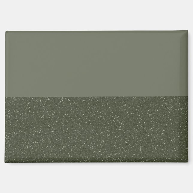 Personalizado Moss Green + imán texturizado (ruido (Anverso)