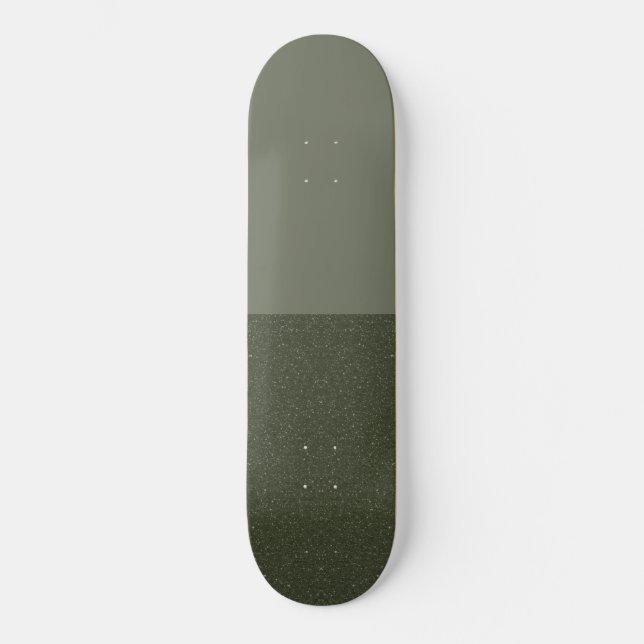 Personalizado Moss Green Noise Skateboard Decks (Anverso)