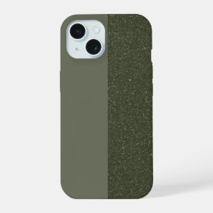 Personalizado Moss Green Noise Split iPhone 15 Fun