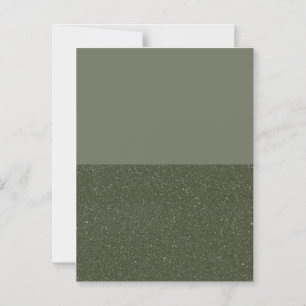 Personalizado Moss Textura Dividida Verde Tarjeta