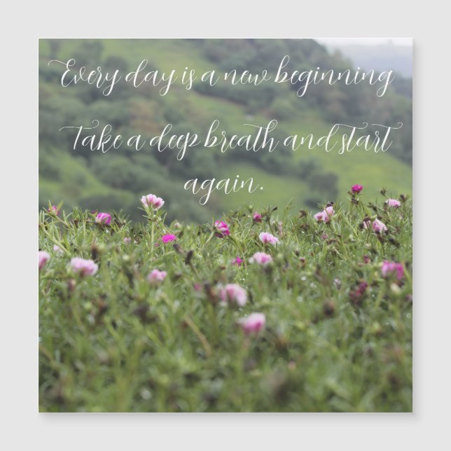 Personalizado motivacional de la naturaleza (Anverso)