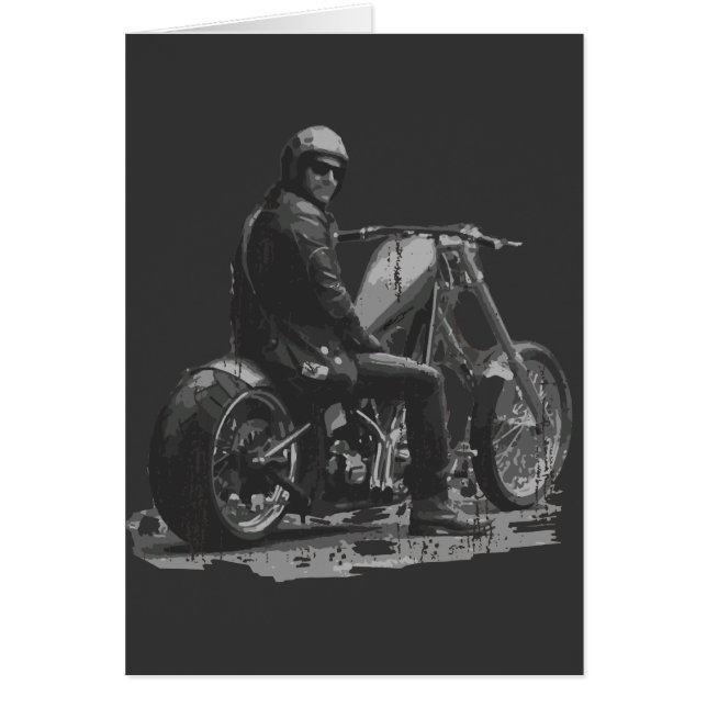Personalizado Motorcycle Chopper Love (Frente)