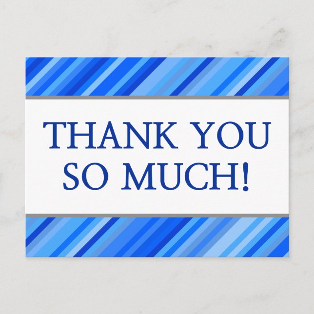 Personalizado "¡MUCHAS GRACIAS!" Postal (Anverso)