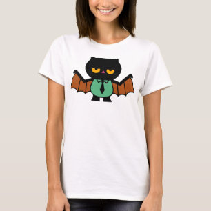 Personalizado murciélago en una camiseta con rueda