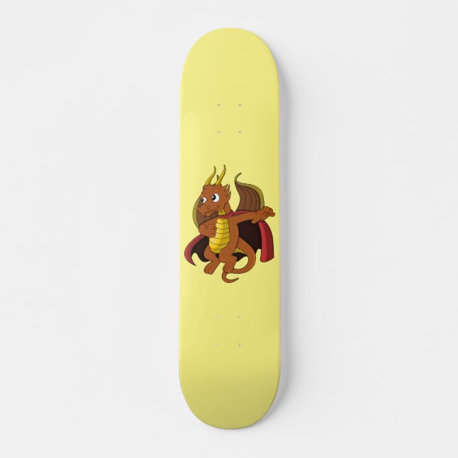 Personalizado naranja Dragon Skateboard (Anverso )