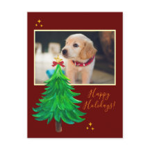 personalizado navidades de tarjetas FOTO mascota d