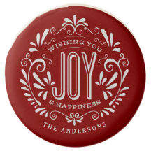 PERSONALIZADO navidades HOLIDAY JOY CHALKBOARD