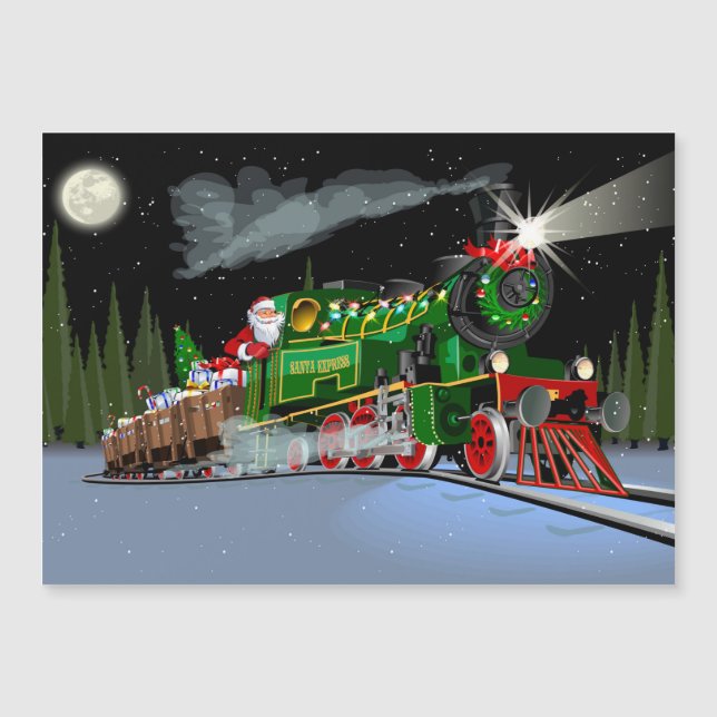 Personalizado Navidades tren postal (Anverso)