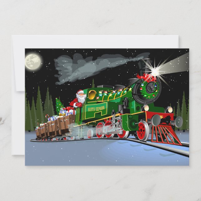 Personalizado Navidades tren postal (Anverso)