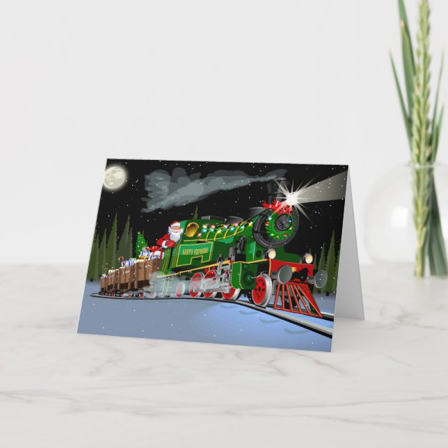 Personalizado Navidades tren postal (Anverso)