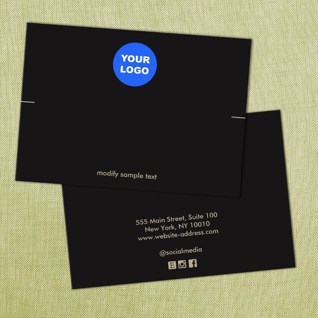 Personalizado negro Añadir la tarjeta de visualiza (Subido por el creador)