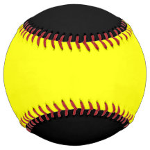 Personalizado negro neón amarillo y Jet Sofball