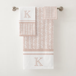 Personalizado Neutral Earthy Sand Zigzag Stripes A