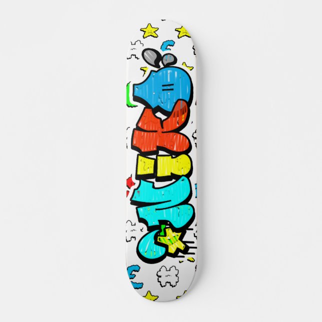 Personalizado Niko Graffiti Skateboard personaliza (Anverso )