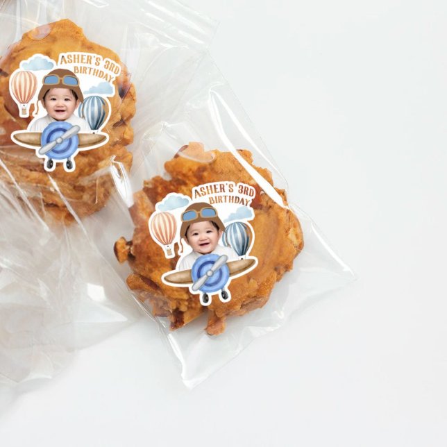 Personalizado niño Pegatina de cumpleaños etiqueta (Subido por el creador)