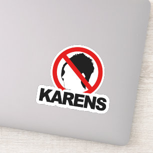 personalizado "NO KARENS" Pegatina de Vinyl
