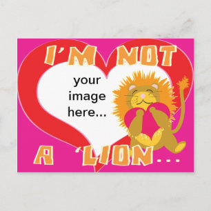 Personalizado no soy una postal del león