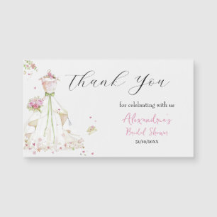 Personalizado Nodal Shower Vela Gracias