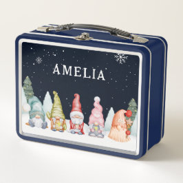 Personalizado Nombre Cute Gnome vacaciones de invi