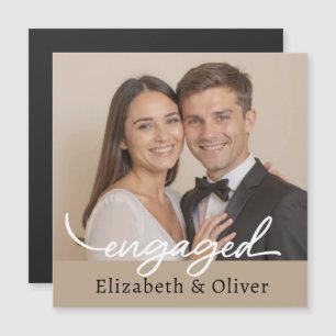 Personalizado Nombre de foto Compromiso con guión 