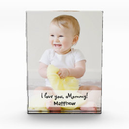 Personalizado Nombre de foto te amo mamá