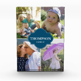 Personalizado Nombre de la familia y Fotos Escudo 