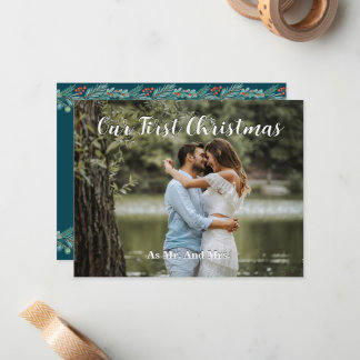 Personalizado Nuestra Primera Tarjeta De Saludo De