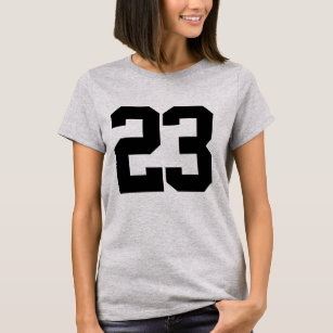 Personalizado Número 23 de camiseta camisa de dise