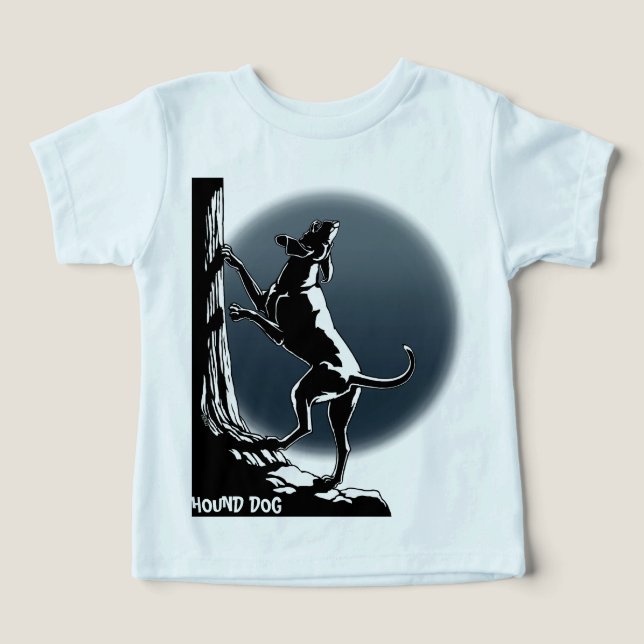 Personalizado orgánico crédulo de bebé perro honra (Diseño delantero )
