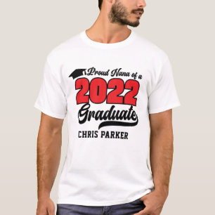 PERSONALIZADO Orgulloso Nana de una camiseta gradu