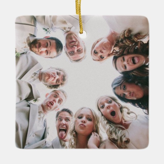 Personalizado Ornamento de foto doble cara, foto d (Anverso)