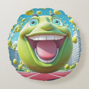 Personalizado Pabellón de tenis Almohada redonda -