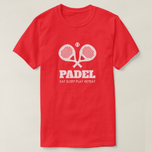 Personalizado padel tenis camisetas Eed Sleep Play